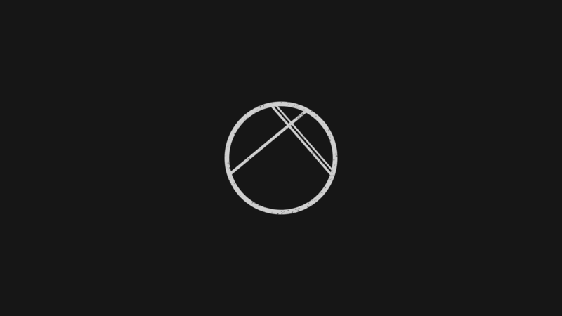 minimalism, geometry, circle, lines, line art, black background, shapes