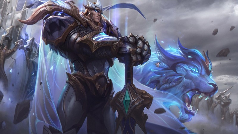 Garen (League of Legends), Darius, League of Legends, digital art