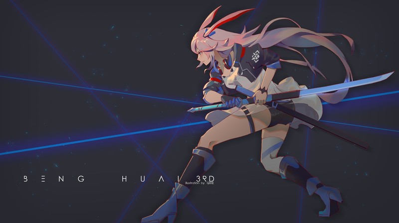 anime, anime girls, Honkai Impact, Yae Sakura (Honkai Impact)