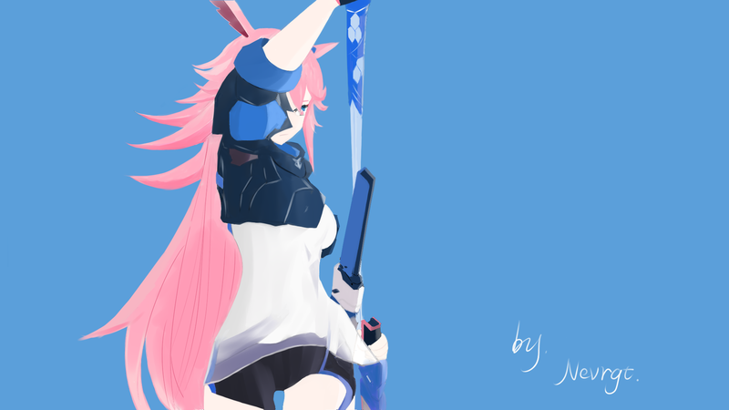 anime, anime girls, Honkai Impact, Yae Sakura (Honkai Impact)