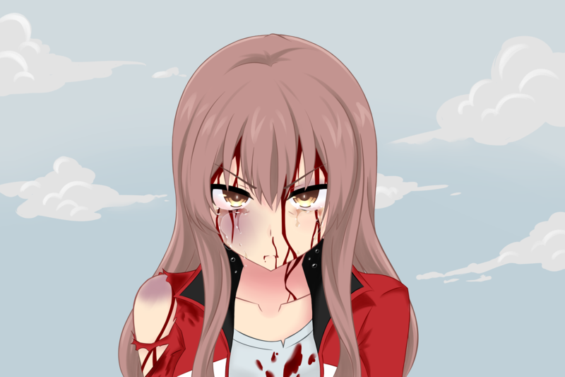 Nishimiya Shouko, yellow eyes, injured, crossover, Koe no Katachi., Kanade Silver, simple background
