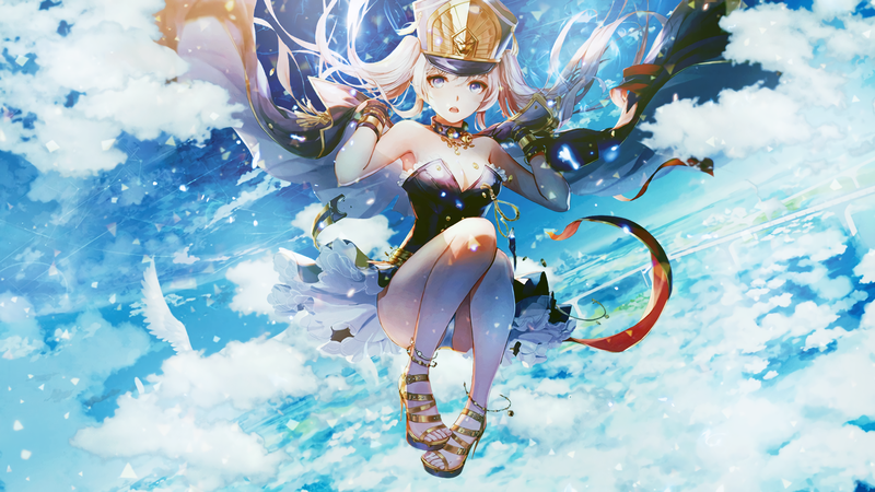 Re:CREATORS, Altair (Re: Creators), anime girls, white hair
