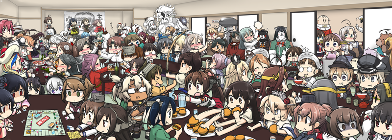 Yamato (KanColle), Akagi (KanColle), Nagato (KanColle), Musashi (KanColle), Kantai Collection, Kongou (KanColle)