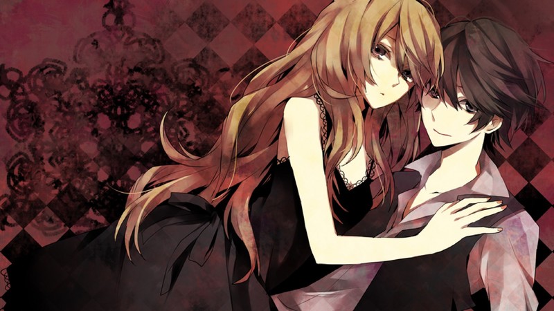 Utaite, anime boys, anime girls, blonde, long hair, dress