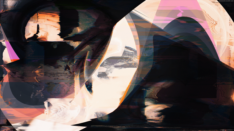 glitch art, abstract, digital art