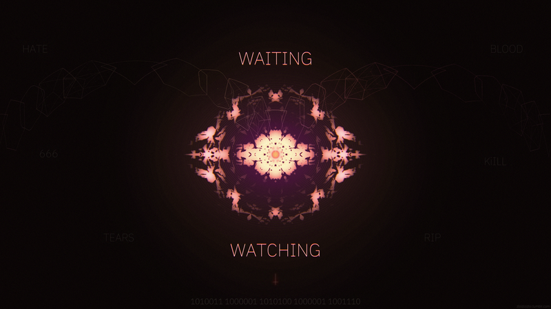 abstract, geometry, glitch art, satanic, cyber, evil, dark