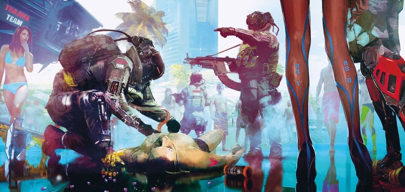 cyberpunk, cyborg, Cyberpunk 2077, video games