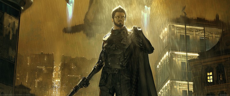 video games, ultrawide, ultra-wide, Deus Ex: Mankind Divided, cyberpunk, Deus Ex