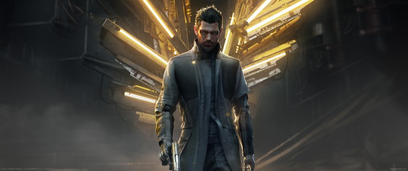 video games, ultrawide, ultra-wide, Deus Ex: Mankind Divided, cyberpunk, Deus Ex