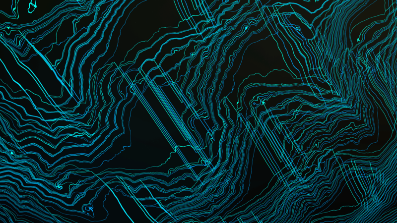 blue, abstract, line art, lines