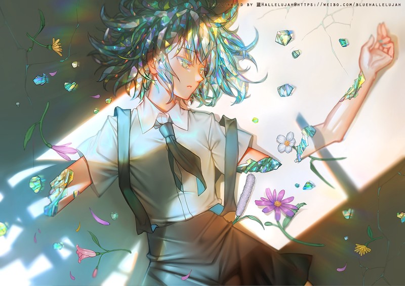 Houseki no Kuni, jewels, Diamond (Houseki no Kuni), anime girls