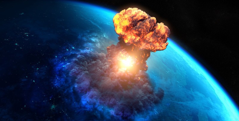 digital art, apocalyptic, meteors, planet, space