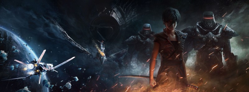 Beyond Good & Evil 2, dual monitors, Beyond Good & Evil, space, spaceship