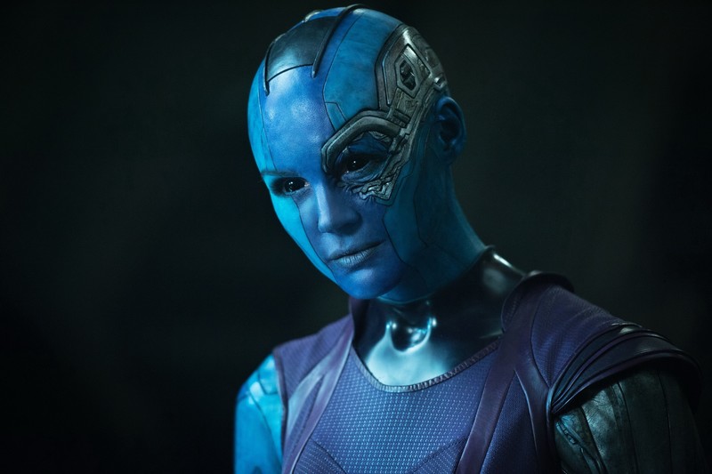 Marvel Cinematic Universe, Marvel Comics, nebula, Karen Gillan, Guardians of the Galaxy, blue