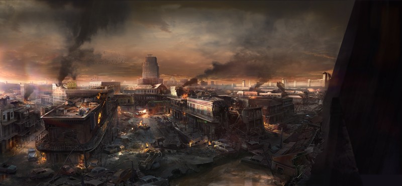 Wolfenstein, concept art, Wolfenstein II: The New Colossus, video games, video game art