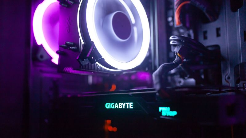 backlight, neon, electronics, device, light, 4k