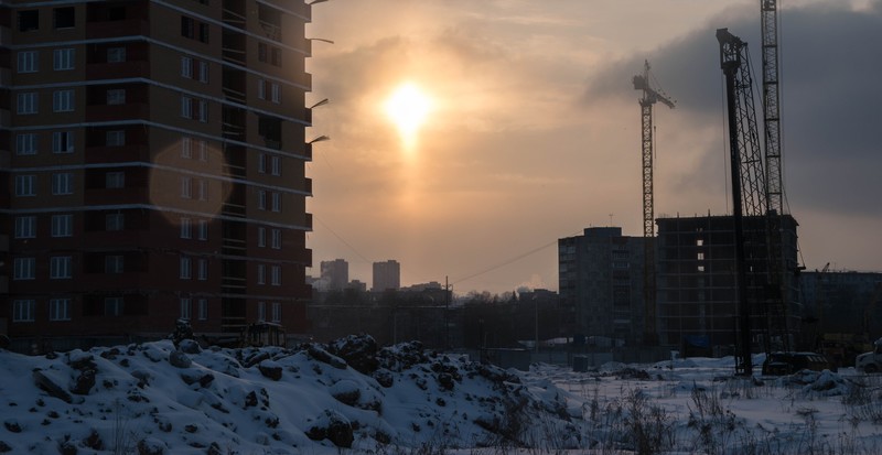 Russia, city, building