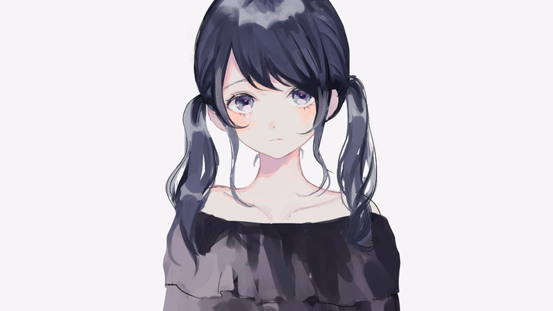 anime, anime girls, manga, white background, simple background, hair tail