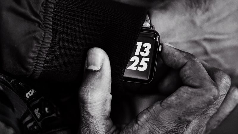 hands, watch, bw, time, accessory, 4k