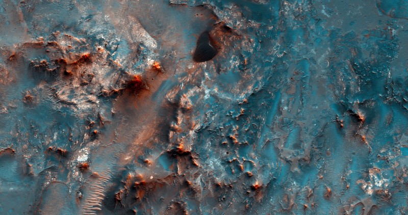 Mars, dunes, landscape