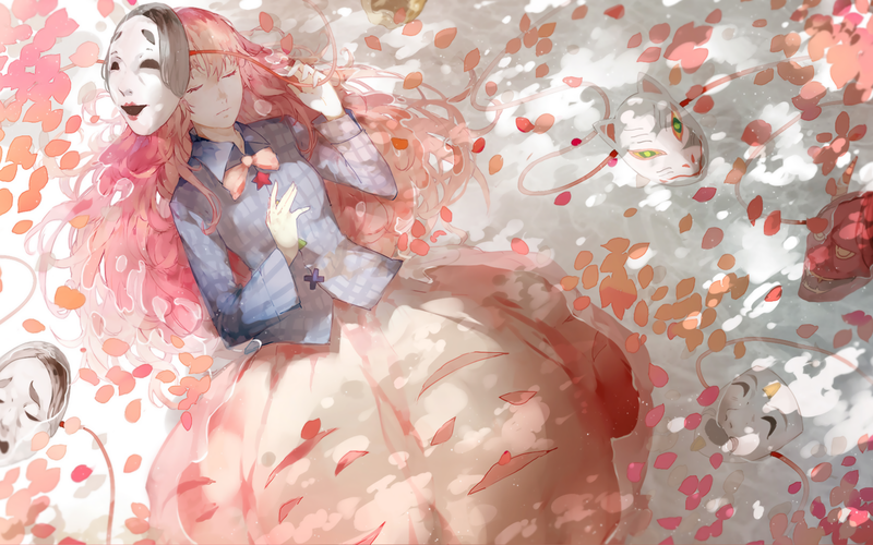 anime, video game characters, Hata no Kokoro, Touhou