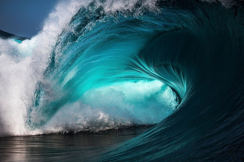sea, waves, blue, water, turquoise, splashes, cyan