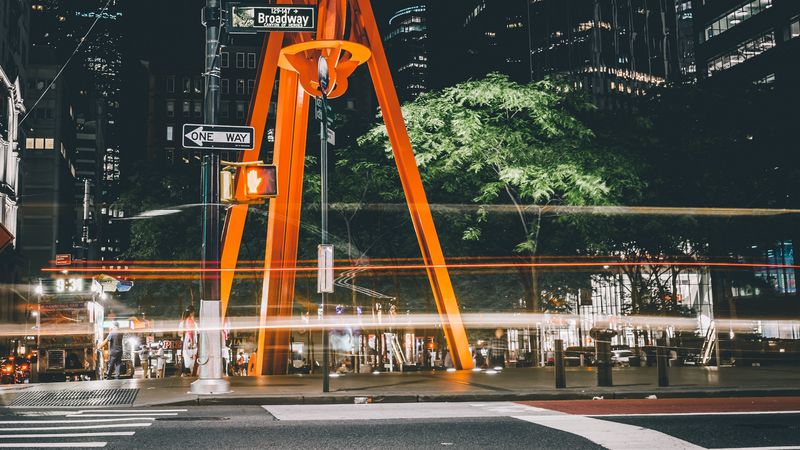 city, street, architecture, night, light, 4k