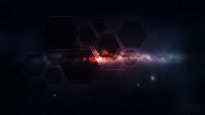 space clouds, geometric figures, space art, geometry, dark, digital art