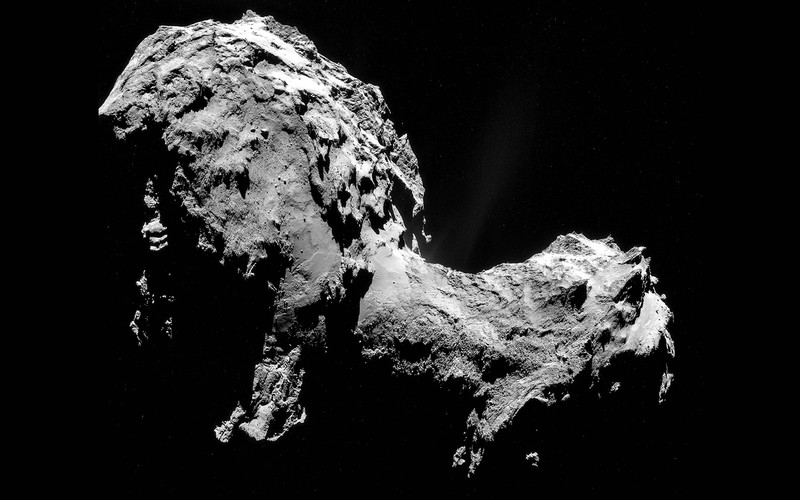 space, asteroids, comet