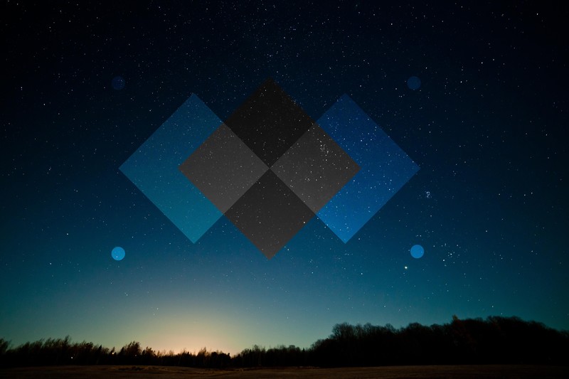 night, stars, night sky
