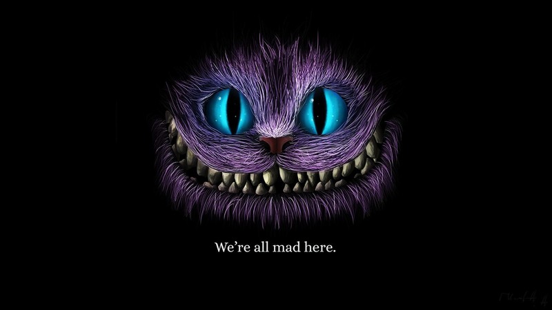 cats, smiling, Cheshire Cat, Alice, Alice in Wonderland