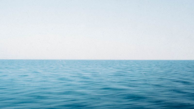 water, sea, waves, horizon, sky, 4k