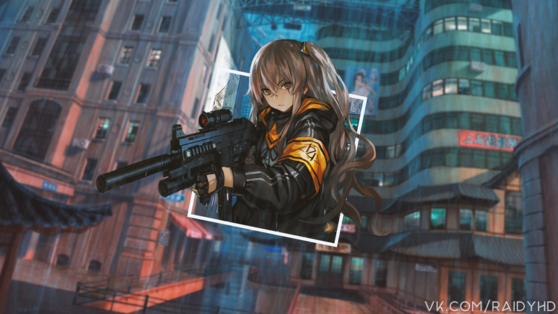 anime girls, anime, picture-in-picture, Girls Frontline