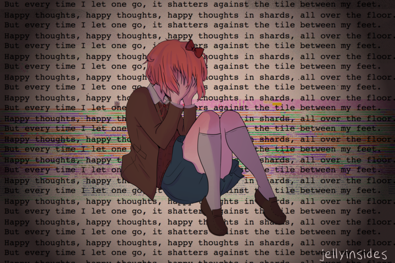 Doki Doki Literature Club, visual novel, anime girls, Sayori (Doki Doki Literature Club)