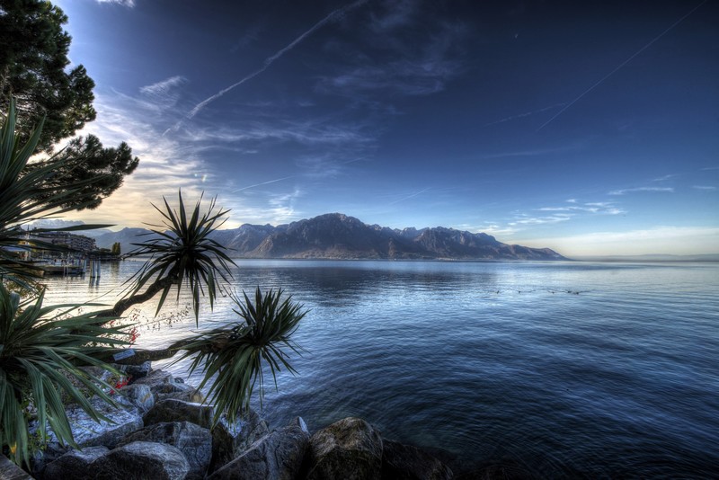 blue, sky, nature, water