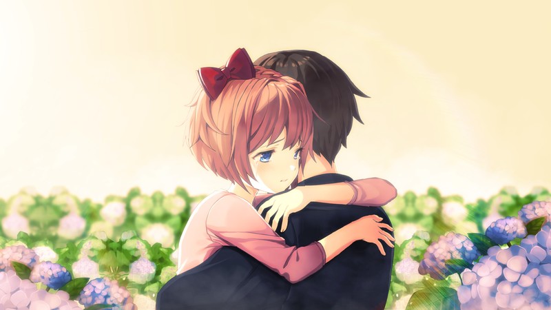 Doki Doki Literature Club, anime girls, Sayori (Doki Doki Literature Club)