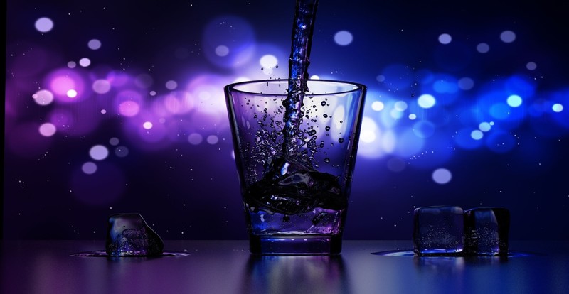 water, dark, ice