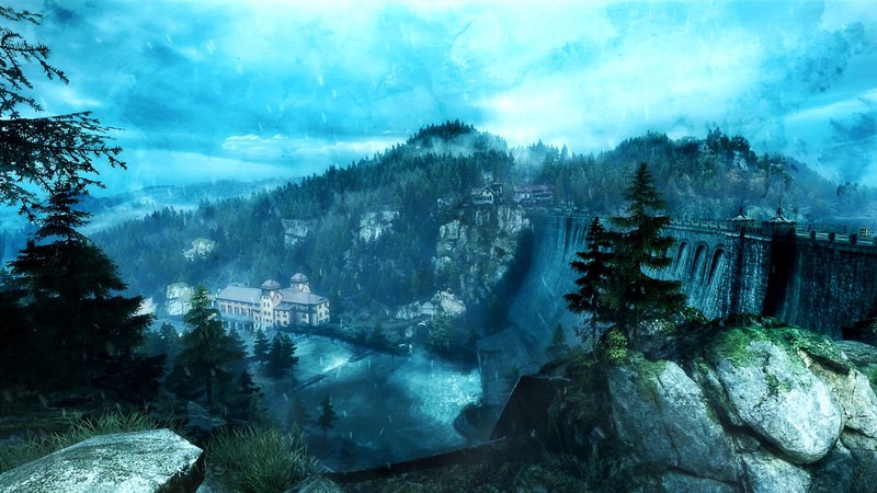 The Vanishing of Ethan Carter, landscape, video games, PC gaming, screen shot, cyan