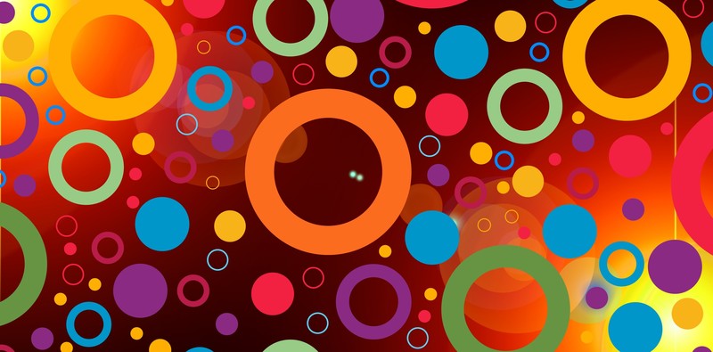 colorful, texture, circle