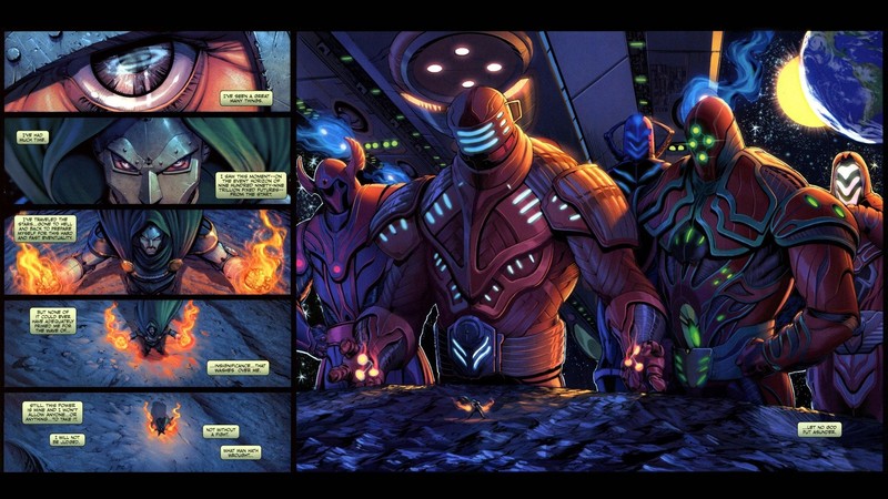 comics, Fantastic Four, Marvel Comics, Doctor Doom