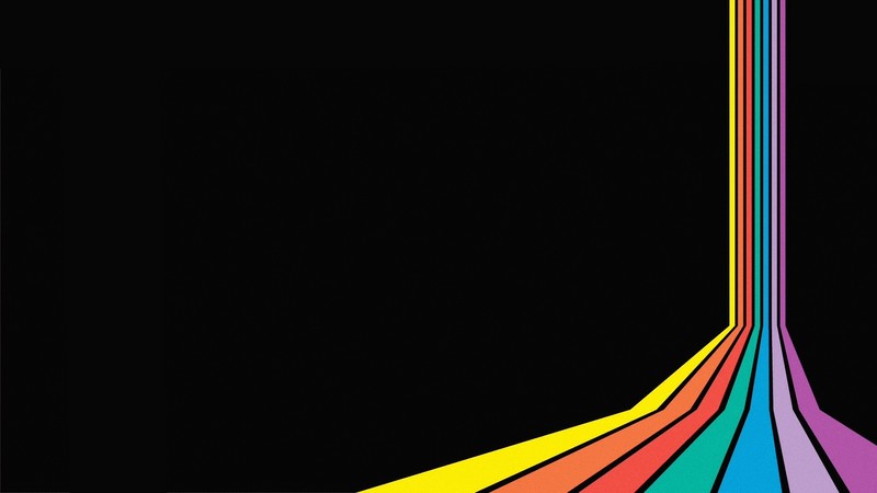 stripes, black, colorful