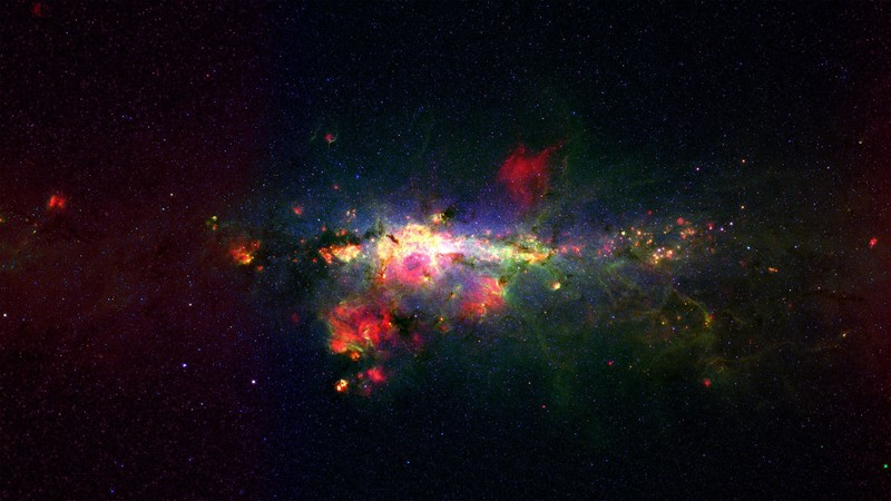 space, stars, space art, colorful, digital art