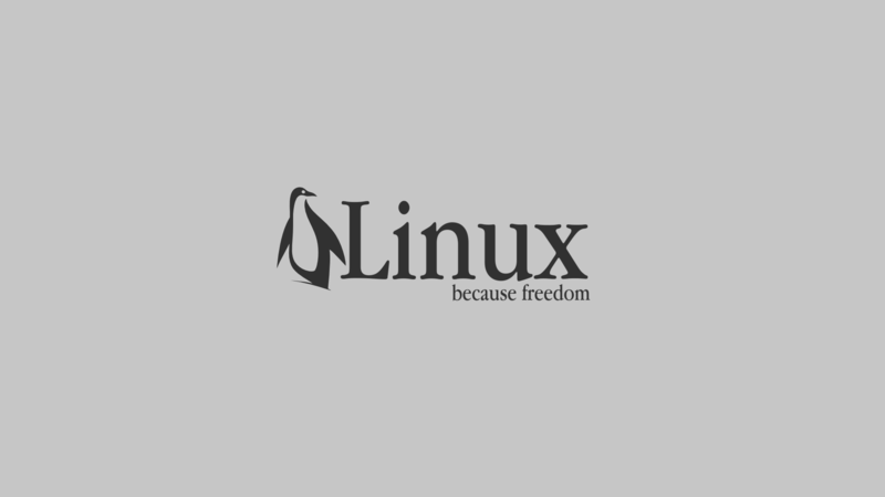 Linux, grey, minimalism, typography