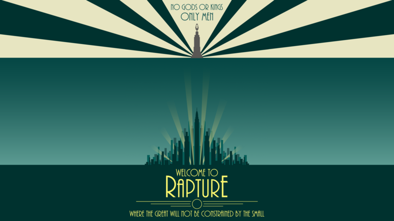 Rapture, BioShock, video games, video game art