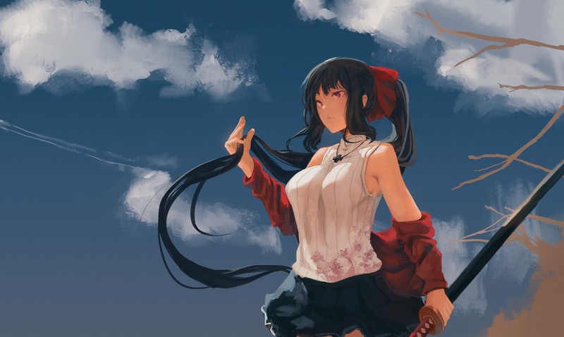 Omamori Himari, anime girls, Himari Noihara