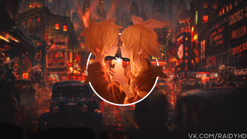 anime, anime girls, picture-in-picture, Kagamine Len, Kagamine Rin