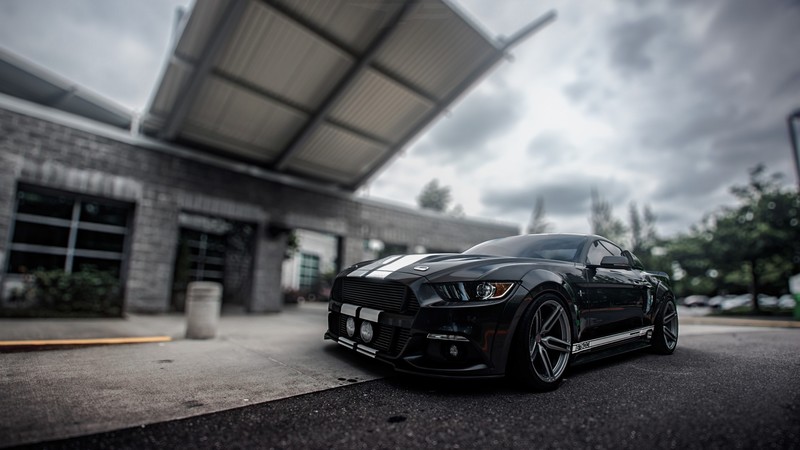 Nikita Fedyanin, vehicle, Eleanor (car), Ford Mustang, render, city
