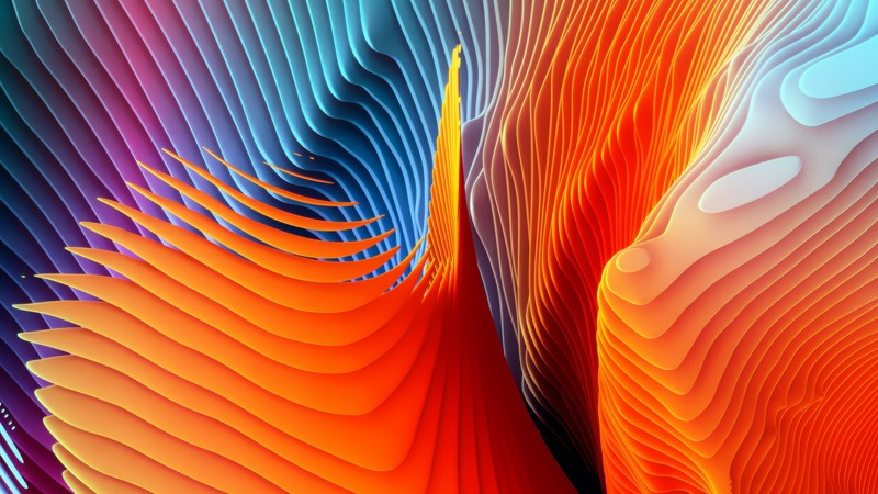 abstract, colorful, 3D