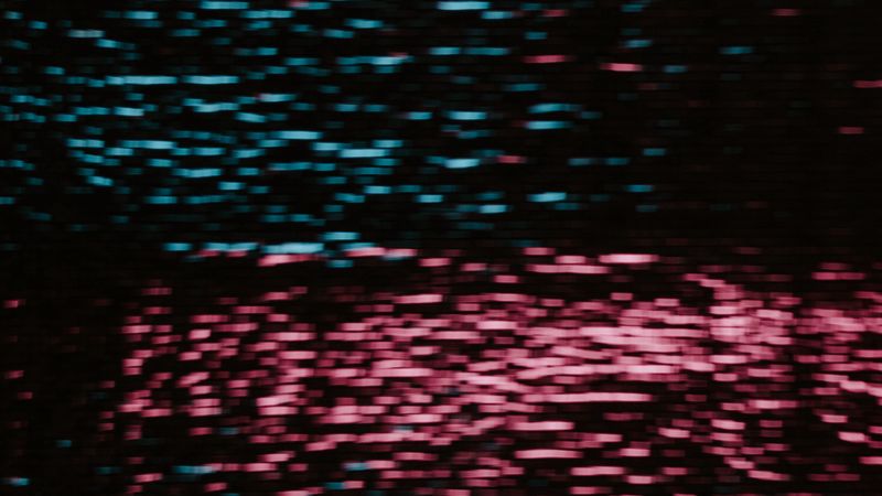 glitch, distortion, light, glare, colorful, 4k
