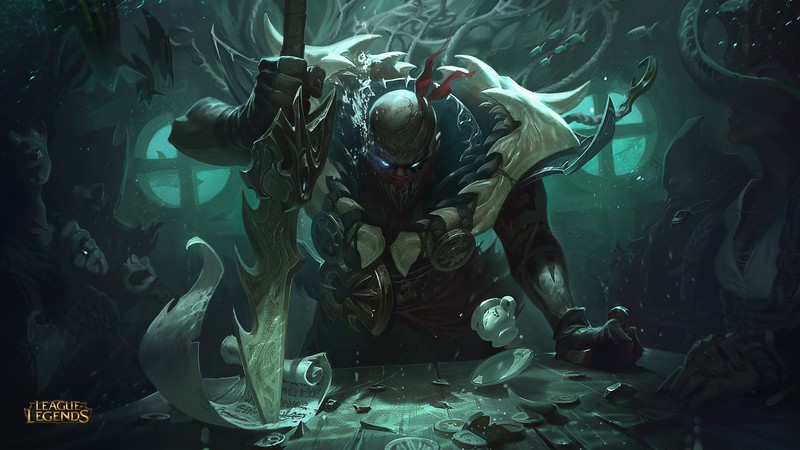 League of Legends, Pyke (league of Legends), PC gaming, glowing eyes
